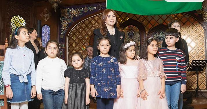 Ruhi Əliyeva ad gününü Şəhid balaları ilə keçirdi: "Sizə bir ömür borcluyuq" -