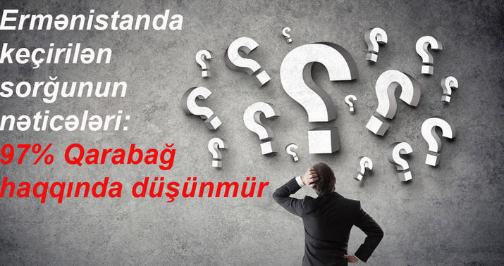 Bu sorğu göstərir ki, ermənilər hökuməti müdafiə edir –