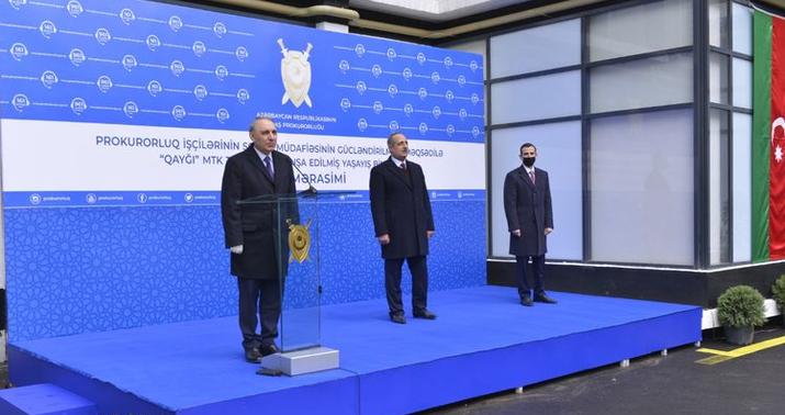 Baş Prokurorluğun işçiləri üçün tikilən binanın açılışı oldu –