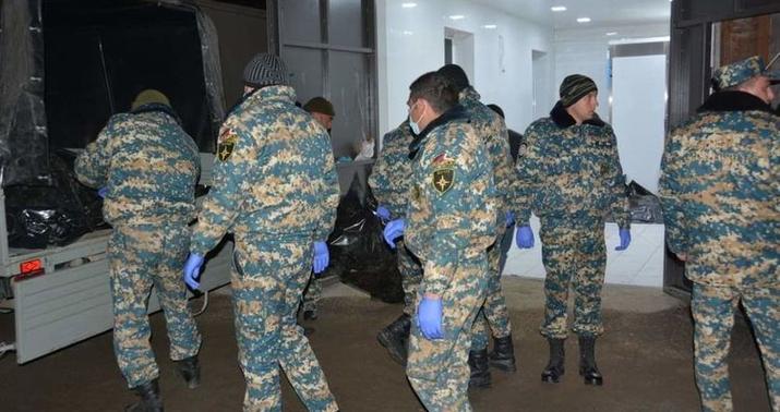 Daha 15 hərbçinin meyiti Ermənistana təhvil verildi