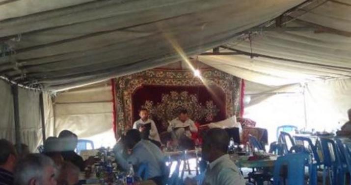 Yas mərasimi keçirənlər saxlanıldı