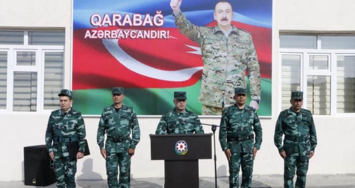 Ermənistanla sərhəddə hərbi hissə fəaliyyətə başladı -
