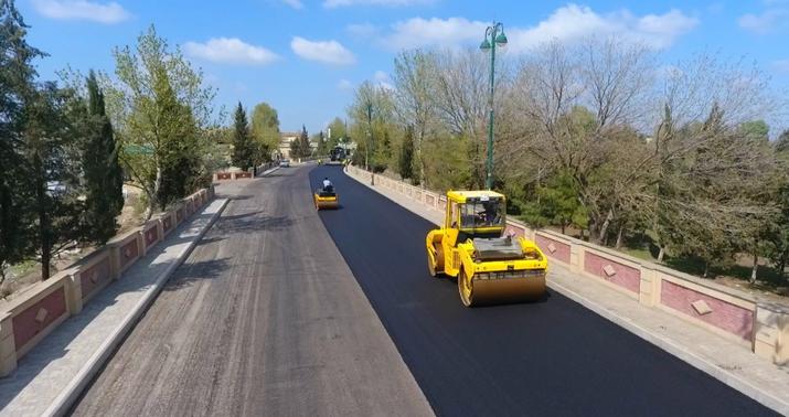Vətən müharibəsindən sonra Tərtərdə yol infrastrukturu bərpa edilir -