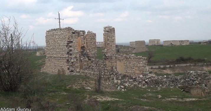 Ağdamın Bağbanlar kəndindən görüntülər