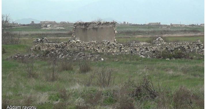 Ağdamın İsmayılbəyli kəndinin görüntüləri