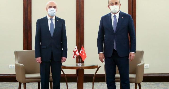 Mövlud Çavuşoğlu David Zalkaliani ilə görüşdü