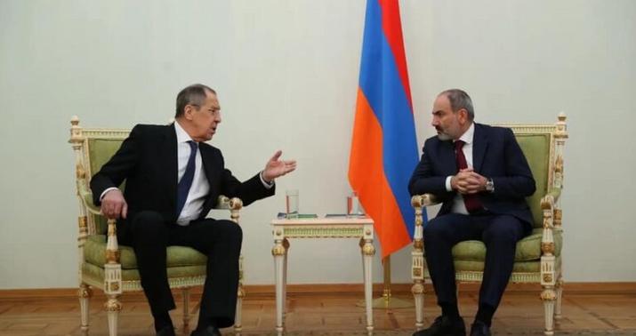 Sergey Lavrov Nikol Paşinyanla görüşdü