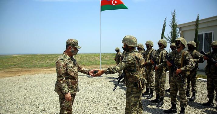 Qarabağda yeni hərbi hissələrin açılışı oldu-