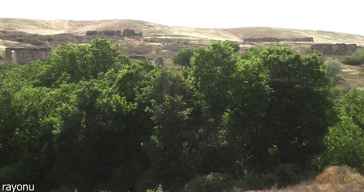 Cəbrayılın Hacı İsaqlı kəndindən videogörüntülər