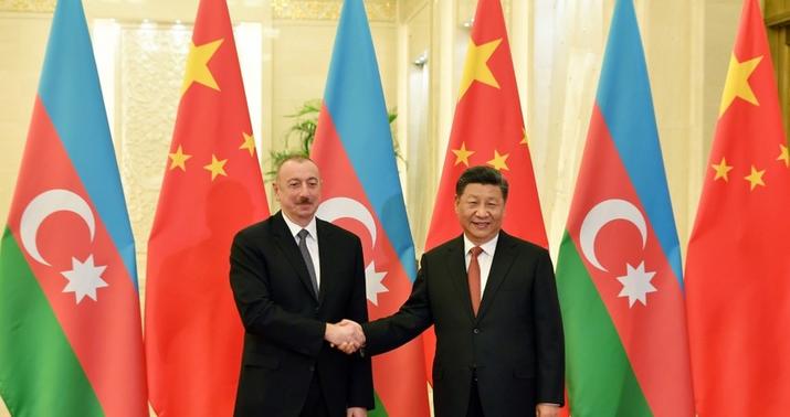 Azərbaycan Prezidenti İlham Əliyevin Çinin Sədri Si Cinpin ilə görüşü keçirilib -