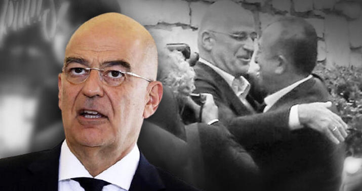 Çavuşoğlu ilə qucaqlaşan yunan nazir: