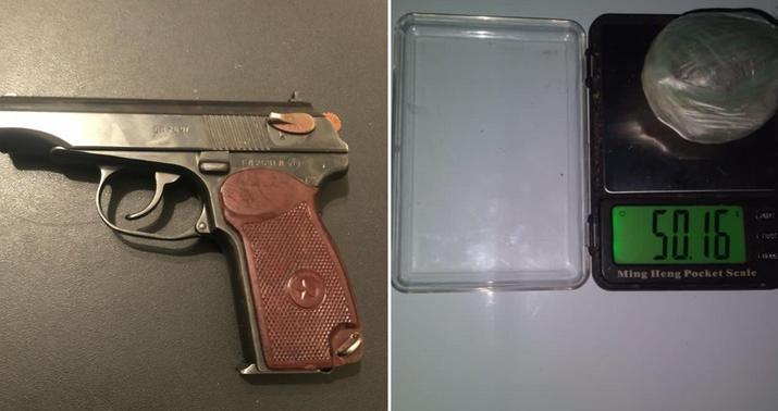 Ağcabədidə silahla gəzən narkotacir tutuldu