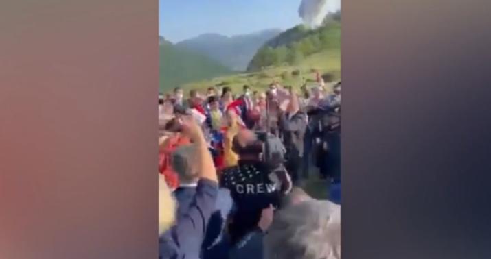 İlham Əliyev Cıdır düzündə rəqs etdi -