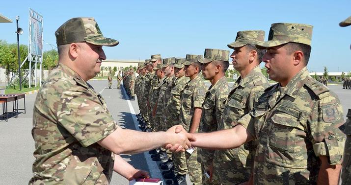 Azərbaycanın hərbi qulluqçuları Türkiyəyə yola salındı -