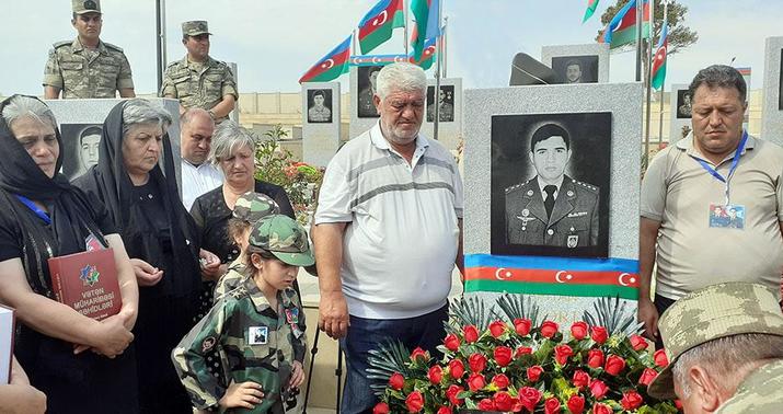 Müdafiə Nazirliyinin təşkilatçılığı ilə şəhid zabitin anım günü qeyd edildi