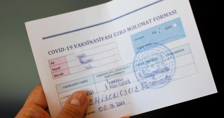 Saxta COVID pasportu satan şəxslər ifşa olundu