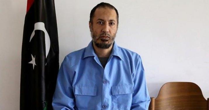 Qəddafinin oğlu azadlıqda -