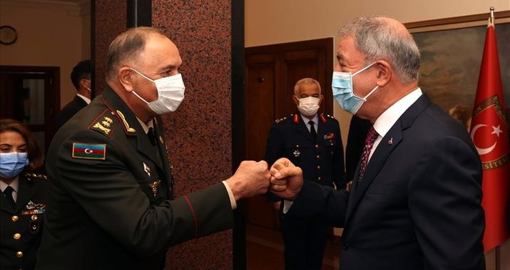 Hulusi Akar Kərim Vəliyevlə görüşdü: