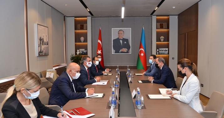 Ceyhun Bayramov Faruk Kaymakcı ilə görüşdü -