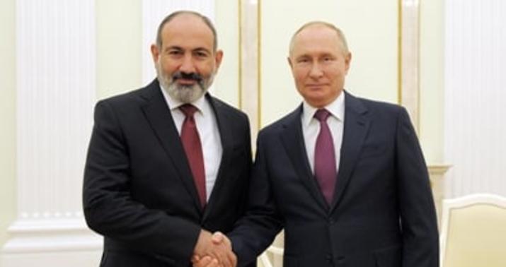 Putinlə görüşən Paşinyandan açıqlama: