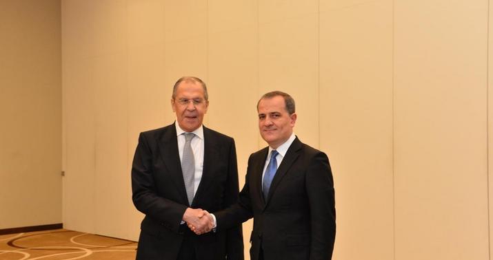 Bayramovla Lavrov mətbuat konfransı keçirir -
