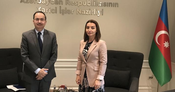 Leyla Abdullayeva Pakistanın Azərbaycandakı səfiri ilə görüşdü