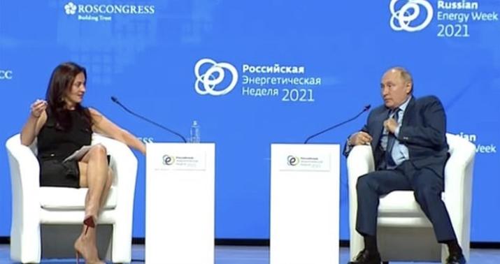 Putindən aparıcıya qəribə reaksiya: