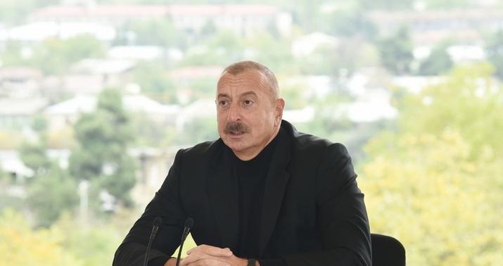 İlham Əliyev: "Hadisələr göstərir ki, Zəngəzur dəhlizilə bağlı istədiyimizə nail oluruq"