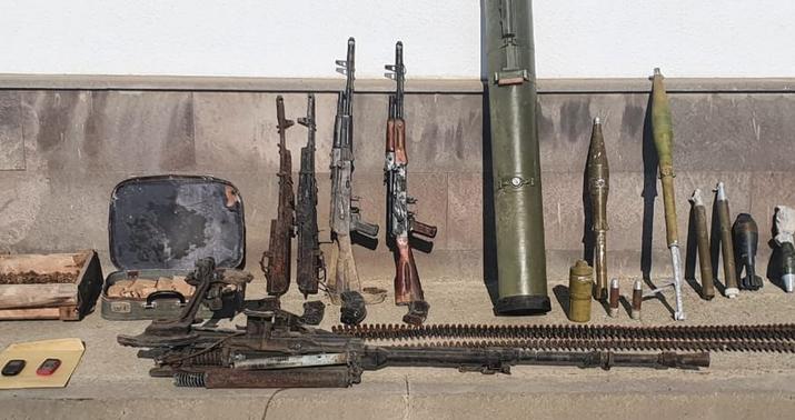 Xocavənddə ermənilərin atıb qaçdığı silah-sursat aşkarlandı