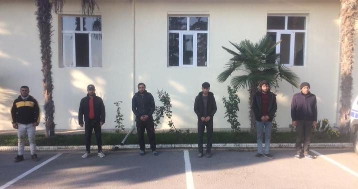 Ağdama icazəsiz keçmək istəyən şəxslər həbs edildi