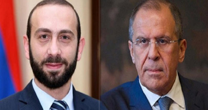 Lavrov və Mirzoyan Azərbaycanla sərhəddəki son durumu müzakirə etdilər