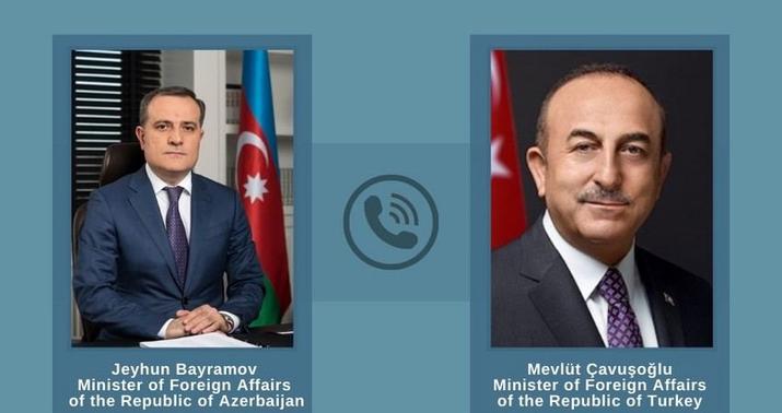 Bayramovla Çavuşoğlu arasında telefon danışığı oldu