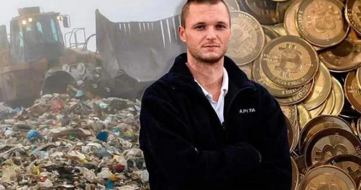 357 milyon dollarlıq bitkoini zibilliyə atdı: