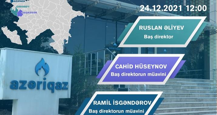 “Azəriqaz” rəhbərliyi onlayn vətəndaş qəbulu keçirəcək