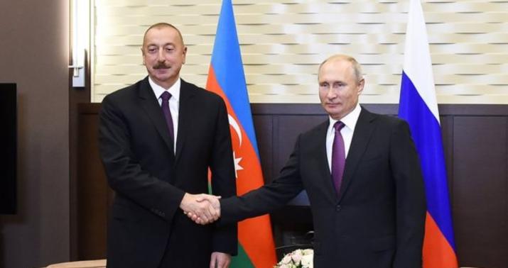 Putin mədəni irsin inkişafındakı dəstəyinə görə İlham Əliyevə təşəkkür etdi