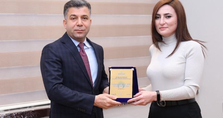 Teleqraf Media Qrupu təltif edildi -