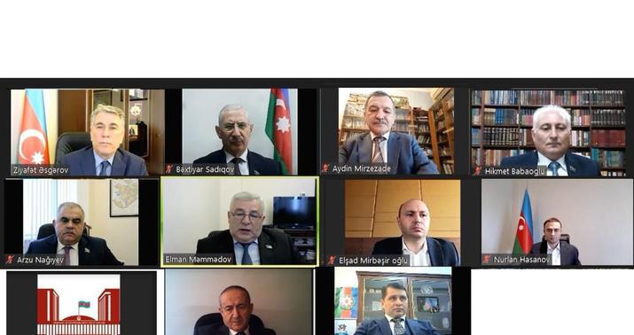 Müdafiə, təhlükəsizlik və korrupsiya ilə mübarizə komitəsinin iclası keçirildi