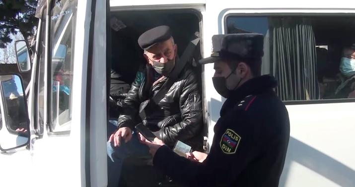 İctimai nəqliyyatda karantin qaydalarını pozan 20-dən çox şəxs cərimələndi
