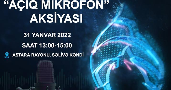 “Azəriqaz”ın növbəti “Açıq mikrofon”u Astarada qurulacaq