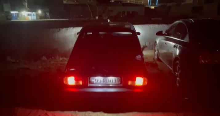 Bakıda avtoxuliqanlıq edən korona xəstəsi saxlanıldı