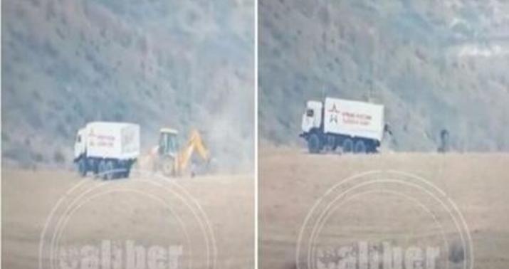 Ermənilər sülhməramlıların köməyilə xəndəklər qazır -