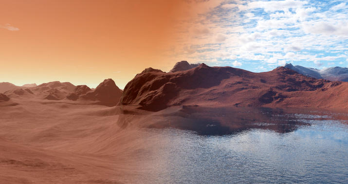 Marsın yoxa çıxan çay və gölləri –