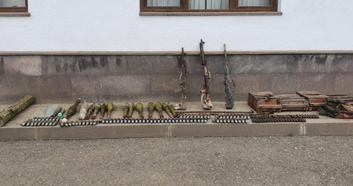 Xocavənddə silah-sursat aşkar edildi -