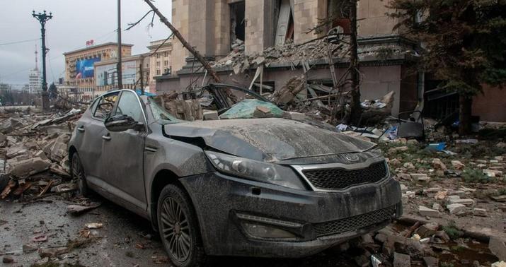 Ukraynada avtomobil raket atəşinə tutuldu, bir azərbaycanlı öldü