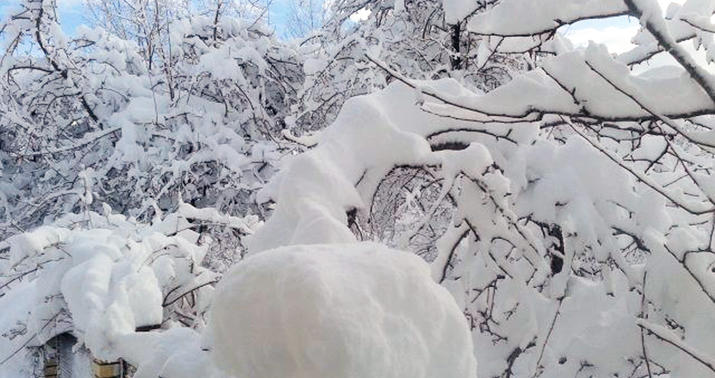 Lerikə 70 sm qar yağıb -