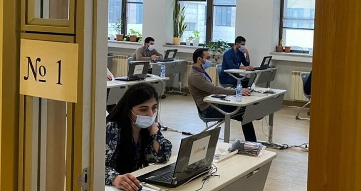 Aralarında əcnəbi də olmaqla 7 nəfər TOEFL iBT imtahanı verib -