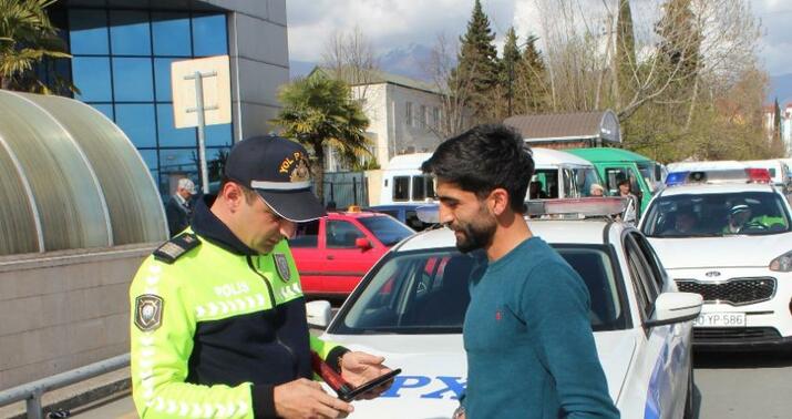 Zaqatalada yol polisi reyd keçirdi -