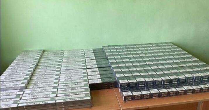 Sərhəddə 8380 qutu siqaret müsadirə edildi