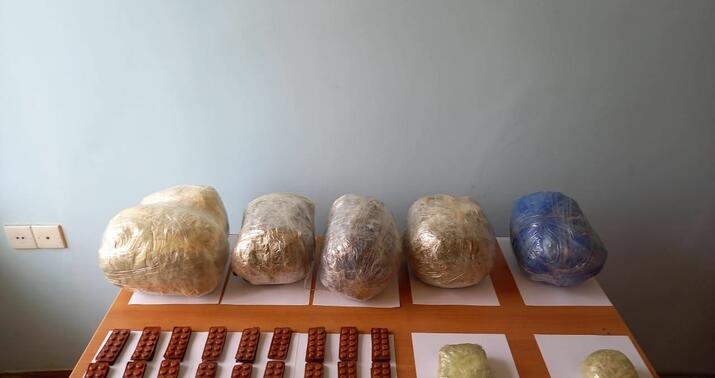 İranla sərhəddə narkotik bağlaması aşkarlandı -