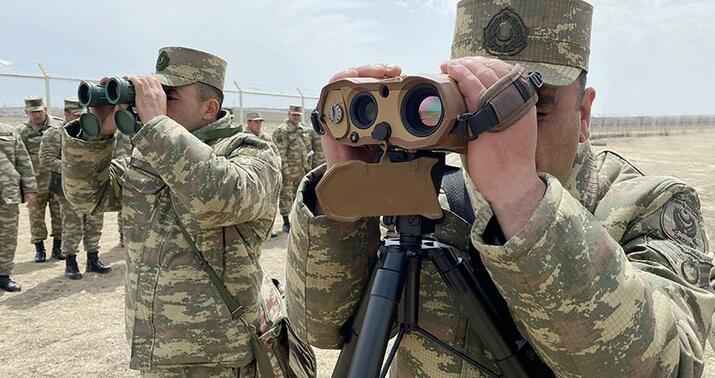 Artilleriya bölmələrində ön müşahidə üzrə hazırlıq kursu keçirilir -